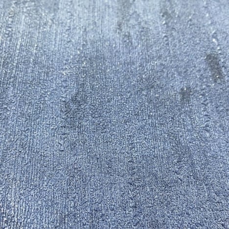 Muriva Darcy James Oleana Plain Texture Blue Metallic Wallpaper - 703082