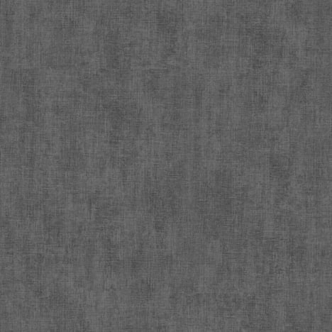 Muriva Darcy James Plain Linen Texture Black Wallpaper - 173535