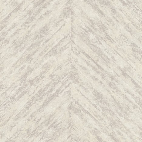 Rasch Chevron Stripe Cream/Grey Metallic Wallpaper - 617511