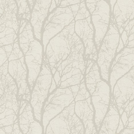 Rasch Glimmer Forest Cream/Ivory Metallic Wallpaper - 633252