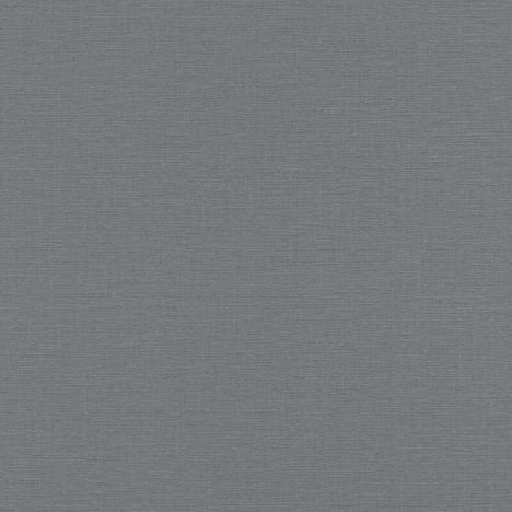 Rasch Linen Plain Texture Dark Grey Wallpaper - 804522
