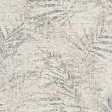 Rasch Poetry II Distressed Palm Silver/Grey Wallpaper - 546613