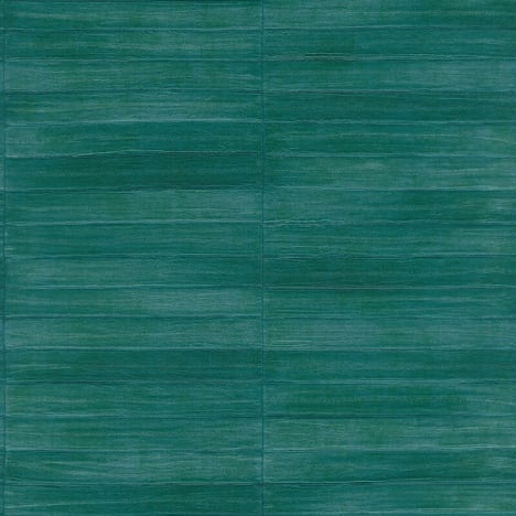 Rasch Stitched Leather Effect Green Metallic Wallpaper - 418408