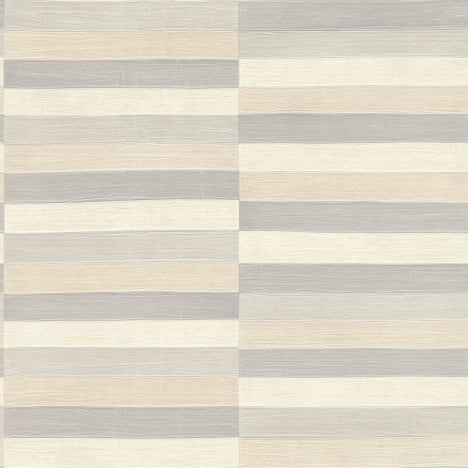 Rasch Stripe Effect Neutral Metallic Wallpaper - 418712