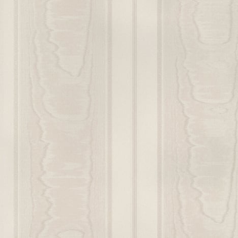 Galerie Simply Silks 4 Moire Wide Stripe Ivory Metallic Wallpaper - SK34760