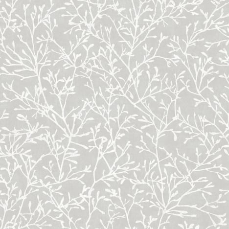 SK Filson Floral Twigs Silver Wallpaper - DE41841