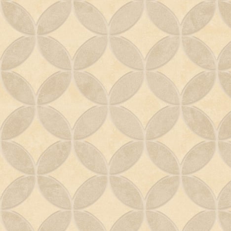 SK Filson Geometric Circles Stone Wallpaper - SK10039