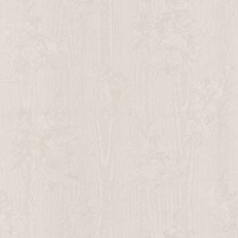 Galerie Simply Silks 4 Moire Floral Pearl Metallic Wallpaper - SM30311