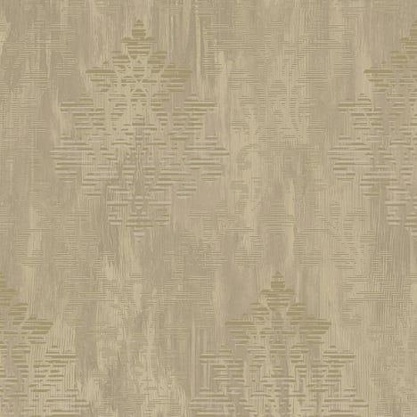 Galerie Metallic FX Modern Damask Dark Gold Metallic Wallpaper - W78178