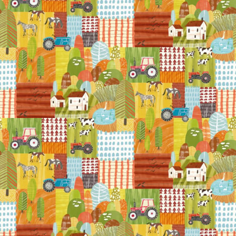 Ohpopsi Down On The Farm Orange Crush Wallpaper - WGU50119W