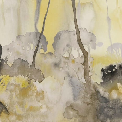 Ohpopsi Forest Seasons Sandstone/Lemon Wall Mural - WND50111M