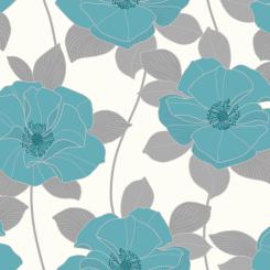 The Autumn Wallpaper Trend – Teal Wallpaper